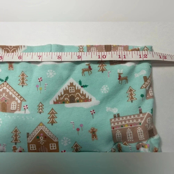 Cozy Christmas Pants w/ Gingerbread xmas Town Design - Picture 6 of 9